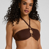 Bandeau Bikini Top Madrid, Brown