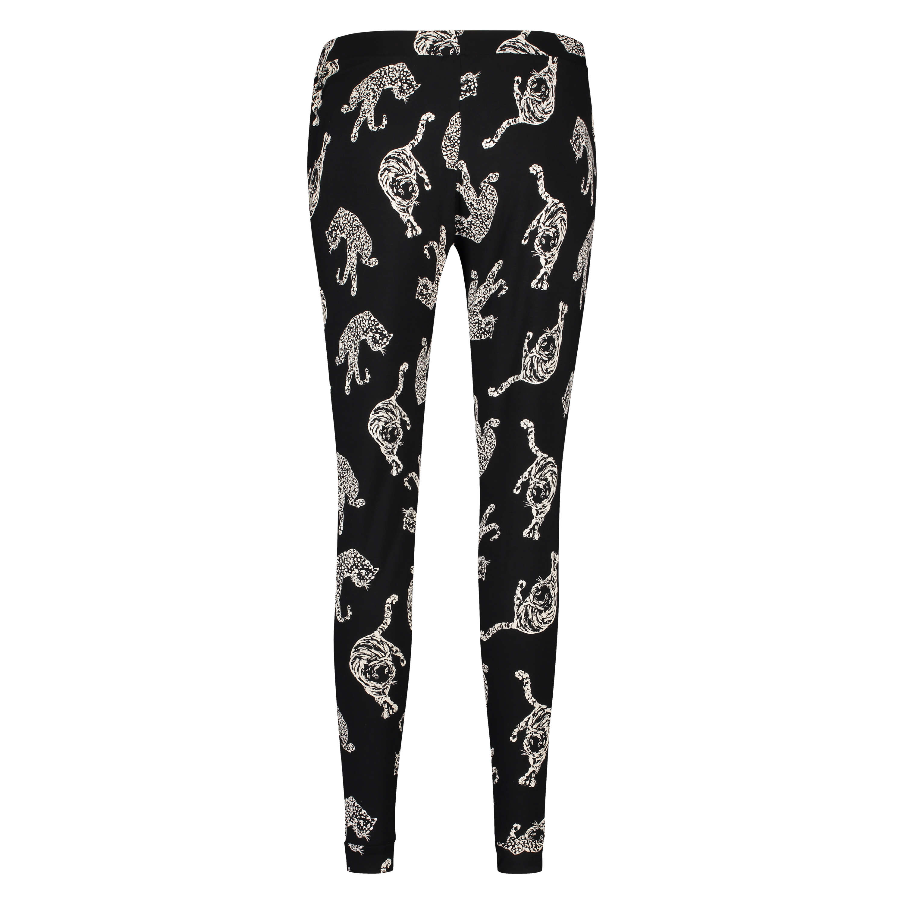 Loose-fitting Pajama Pants, Black, main