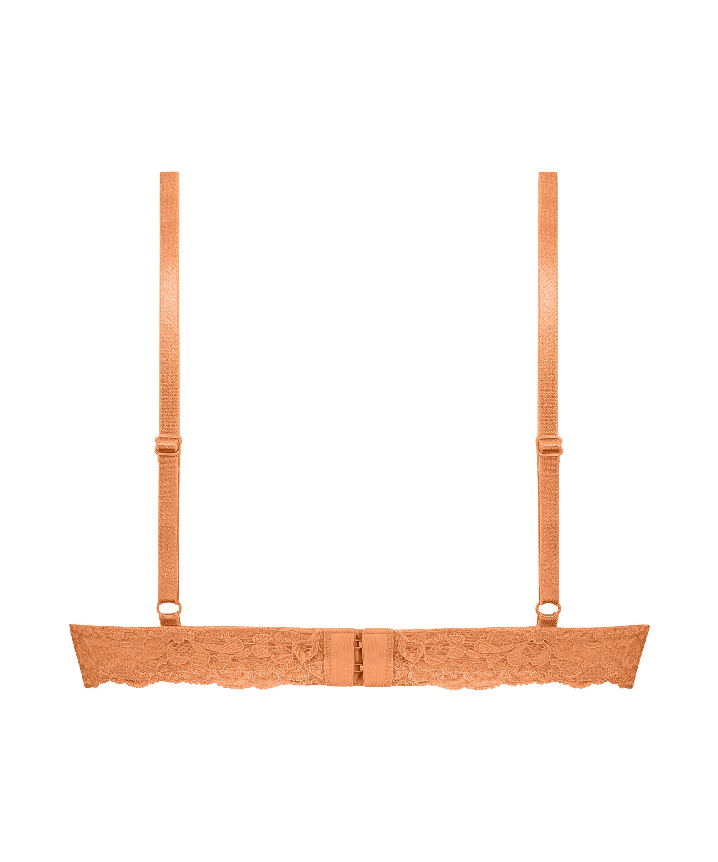 Marine Padded Push-Up Underwired Bra, Orange, main