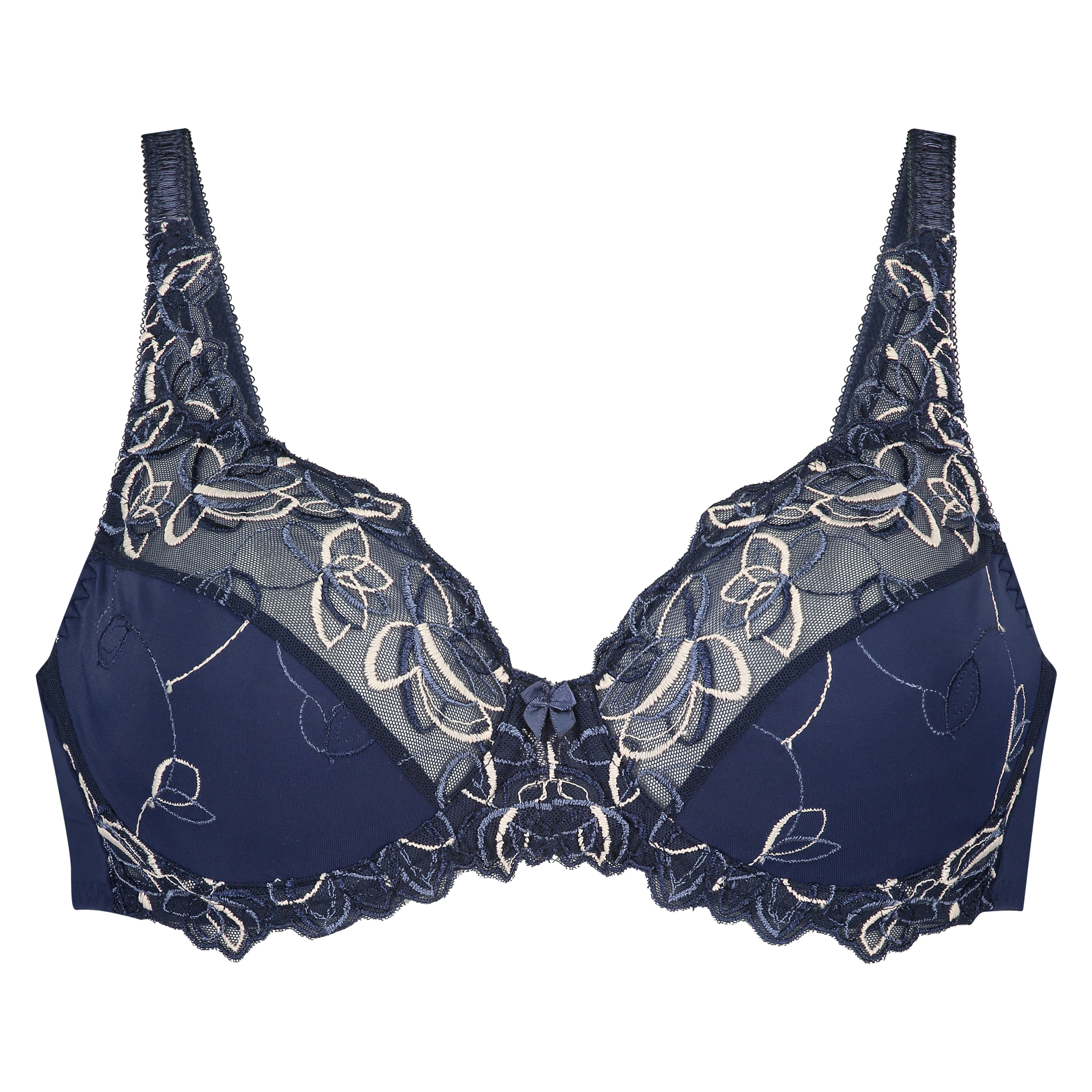 Diva Non-Padded Underwired Bra, Blue, main