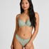 Lola Padded Underwired Bra, Green