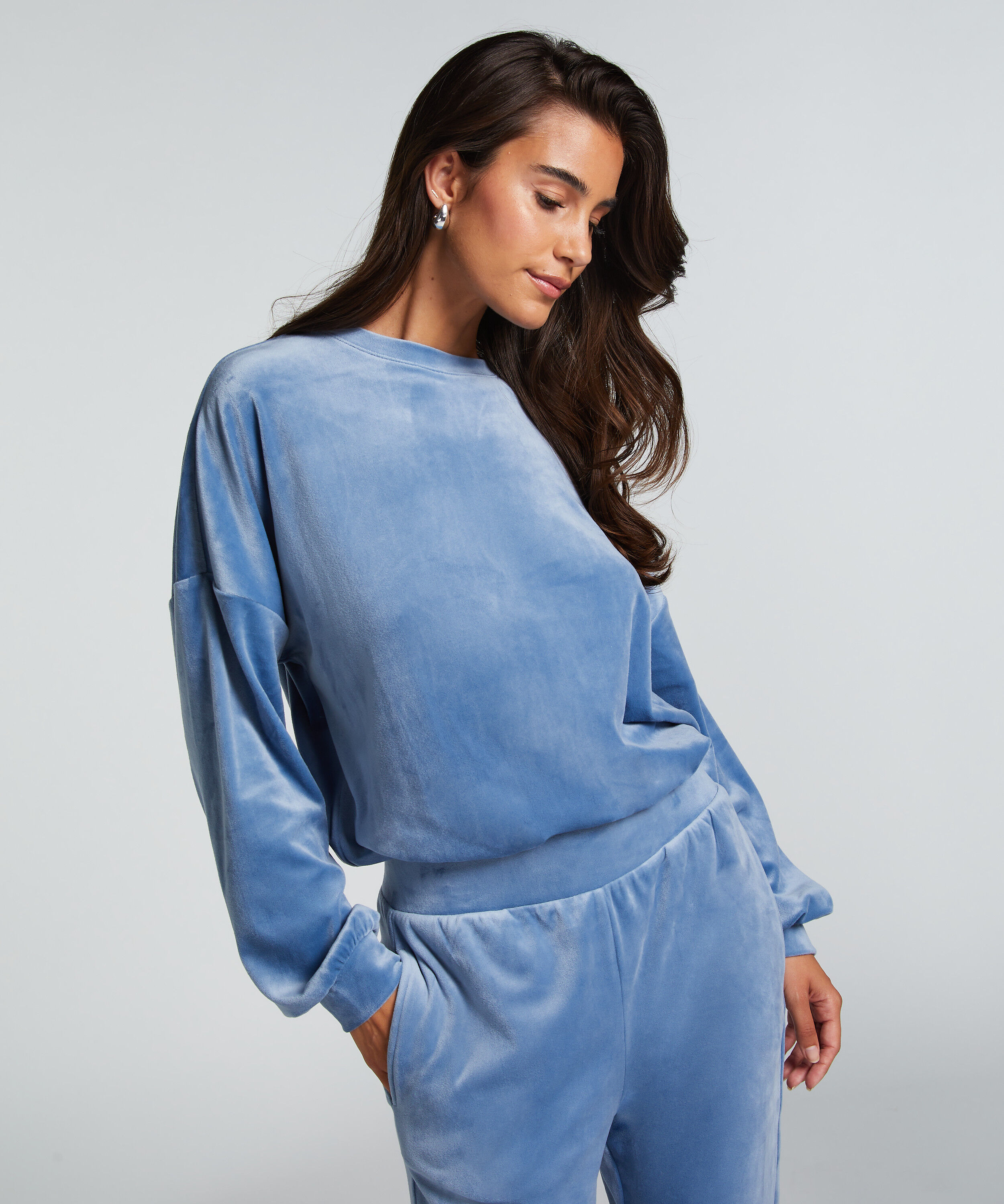 Velours Top, Blue