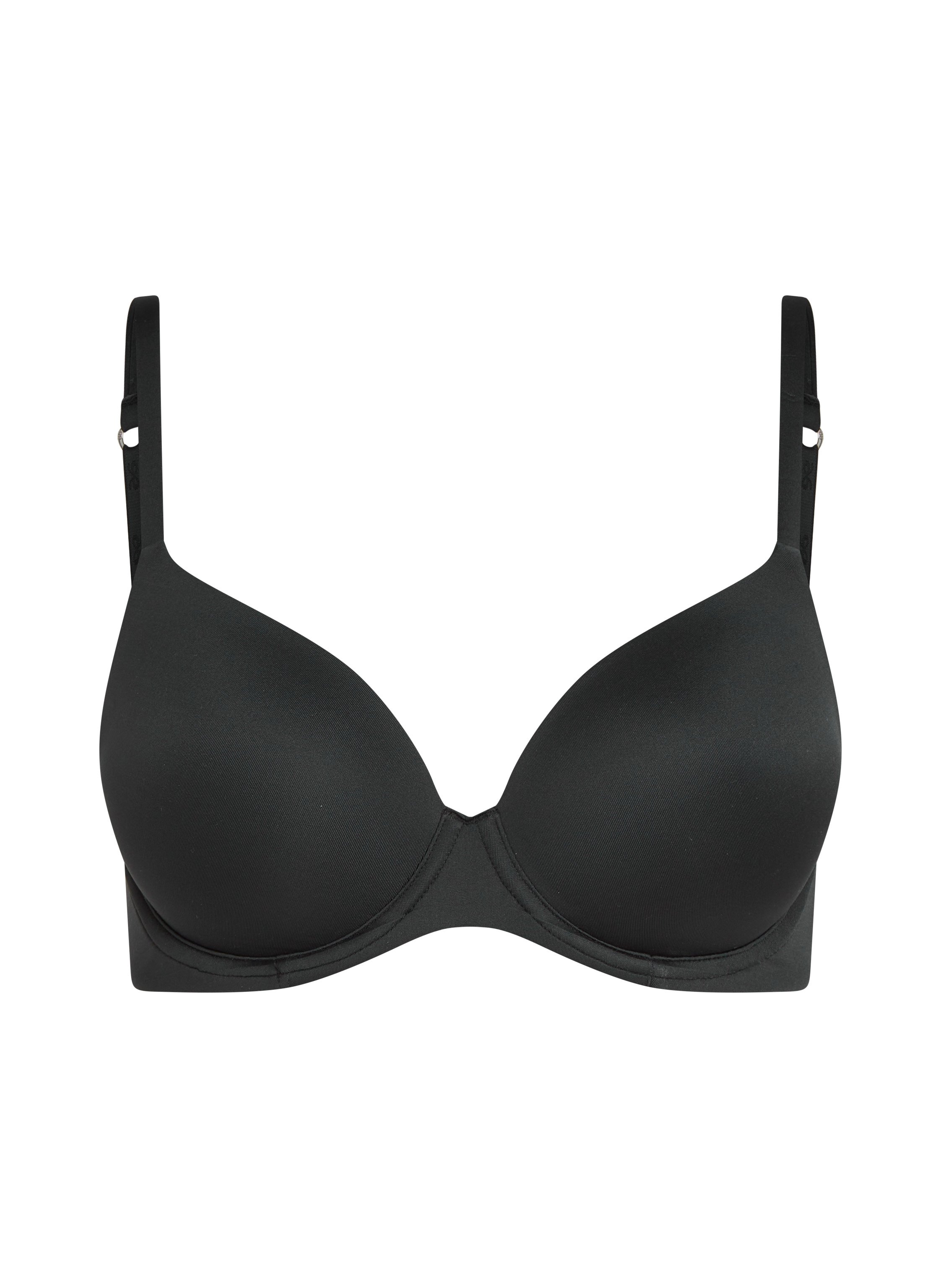 Super Soft Padded Underwired Bra, Black, main
