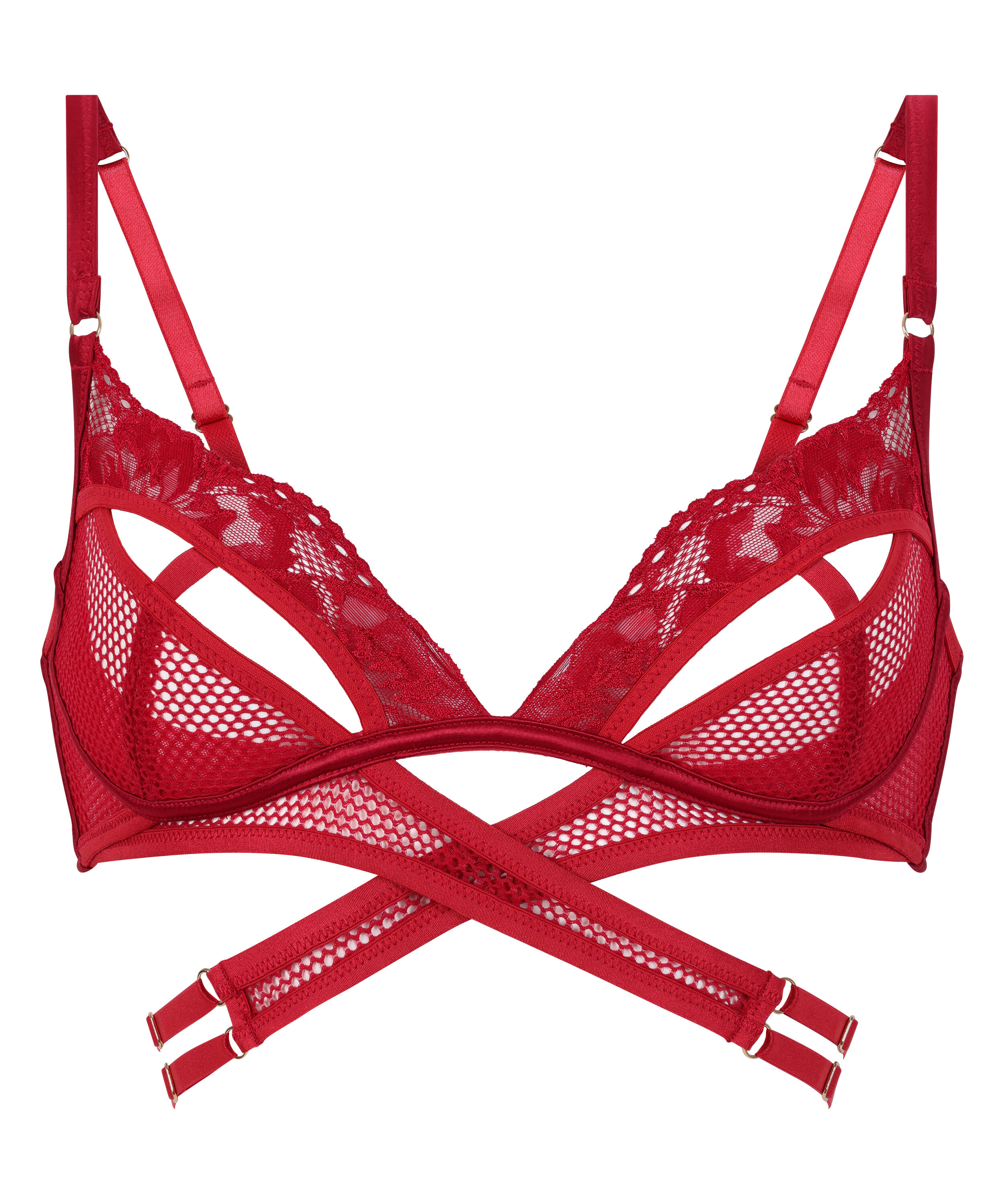 Pleasure Bralette, Red