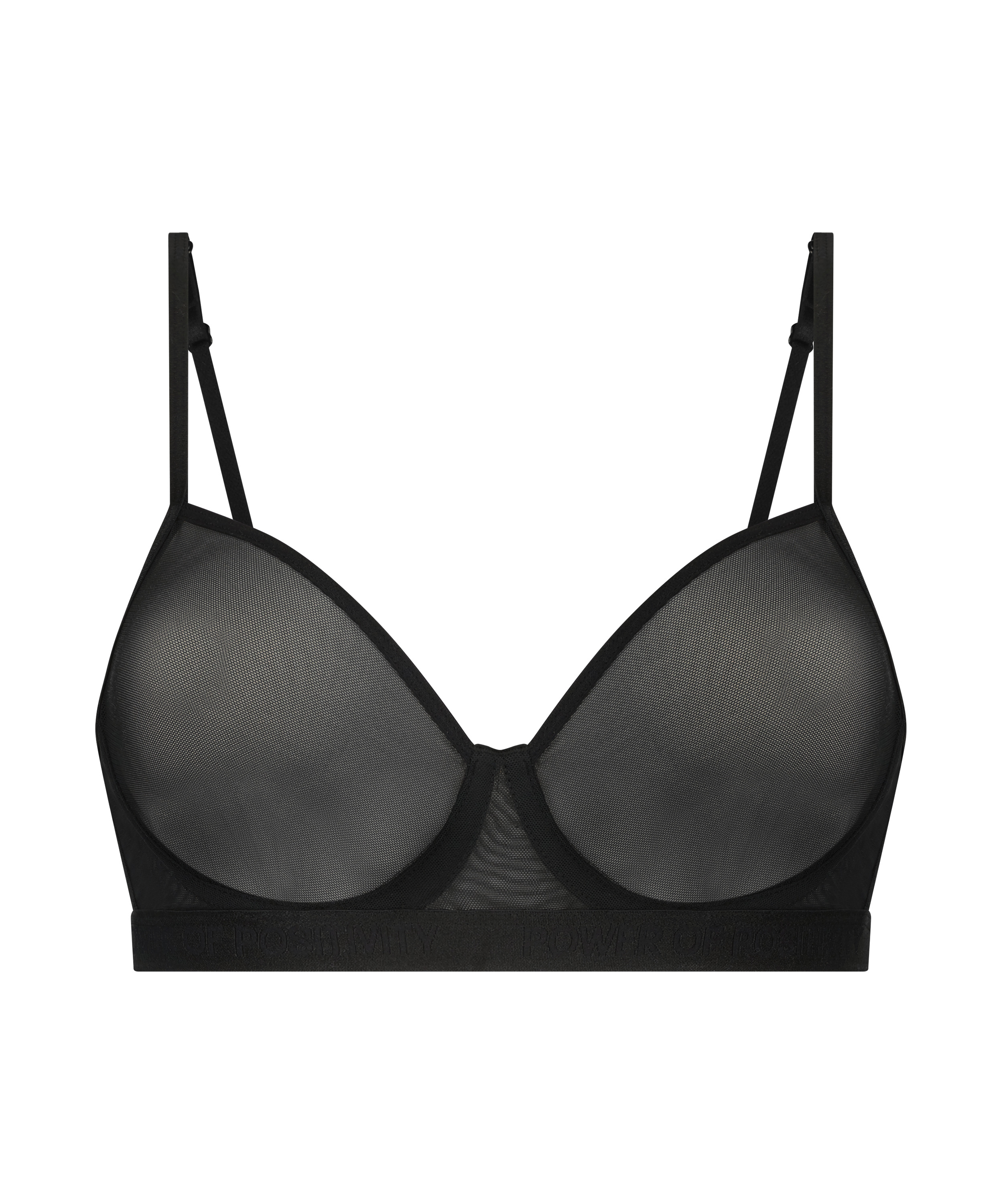 On Point Non-Padded Underwired Bra, Black, main