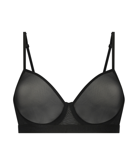 On Point Non-Padded Underwired Bra, Black