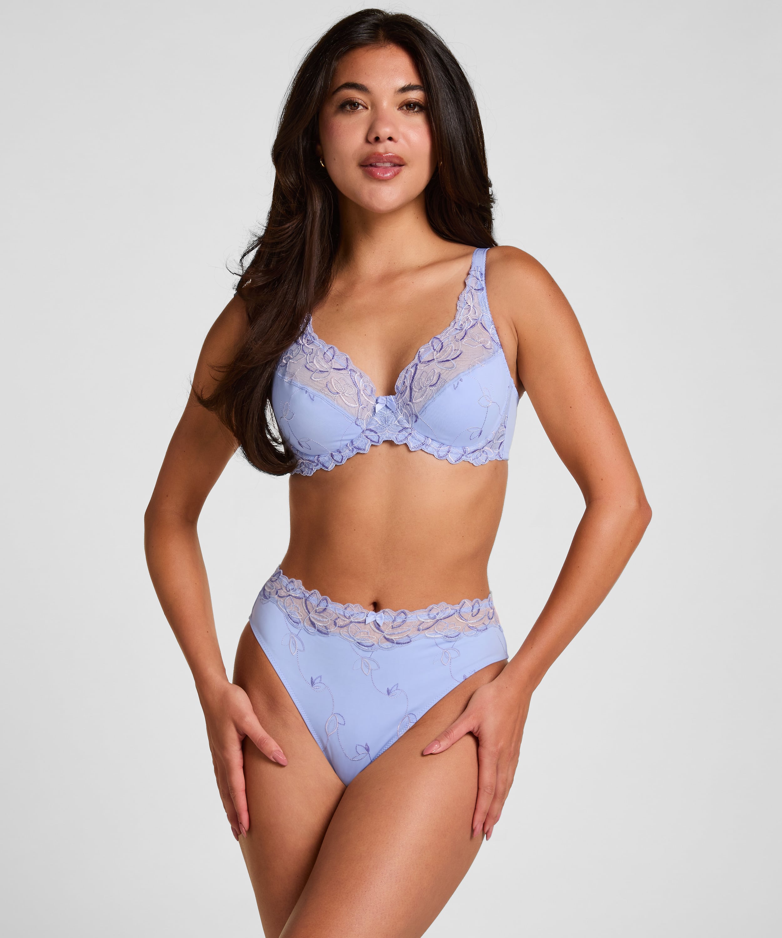 Diva Non-Padded Underwired Bra, Purple, main