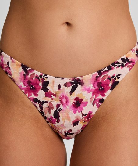 Lagos Highleg Bikini Bottom, Beige