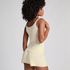 Pointelle Singlet, Yellow