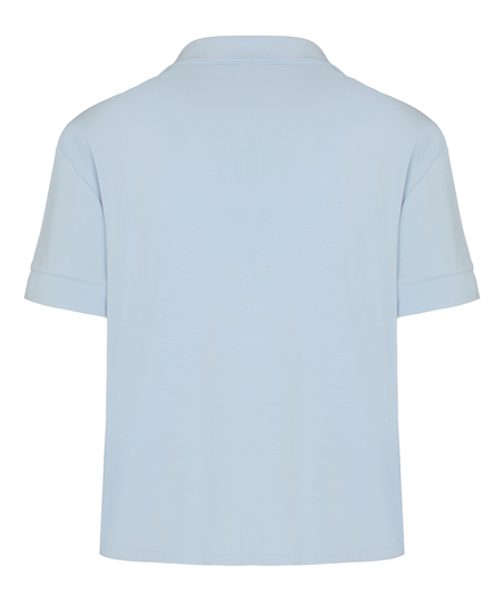 Essential Jersey Short-Sleeved Jacket, Blue