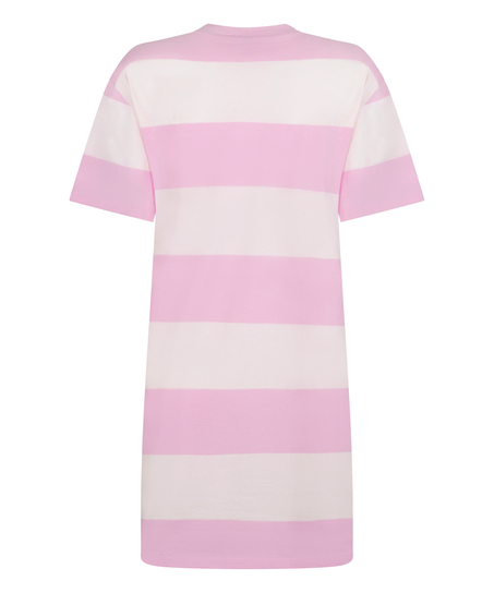 Round Neck Nightshirt, Pink
