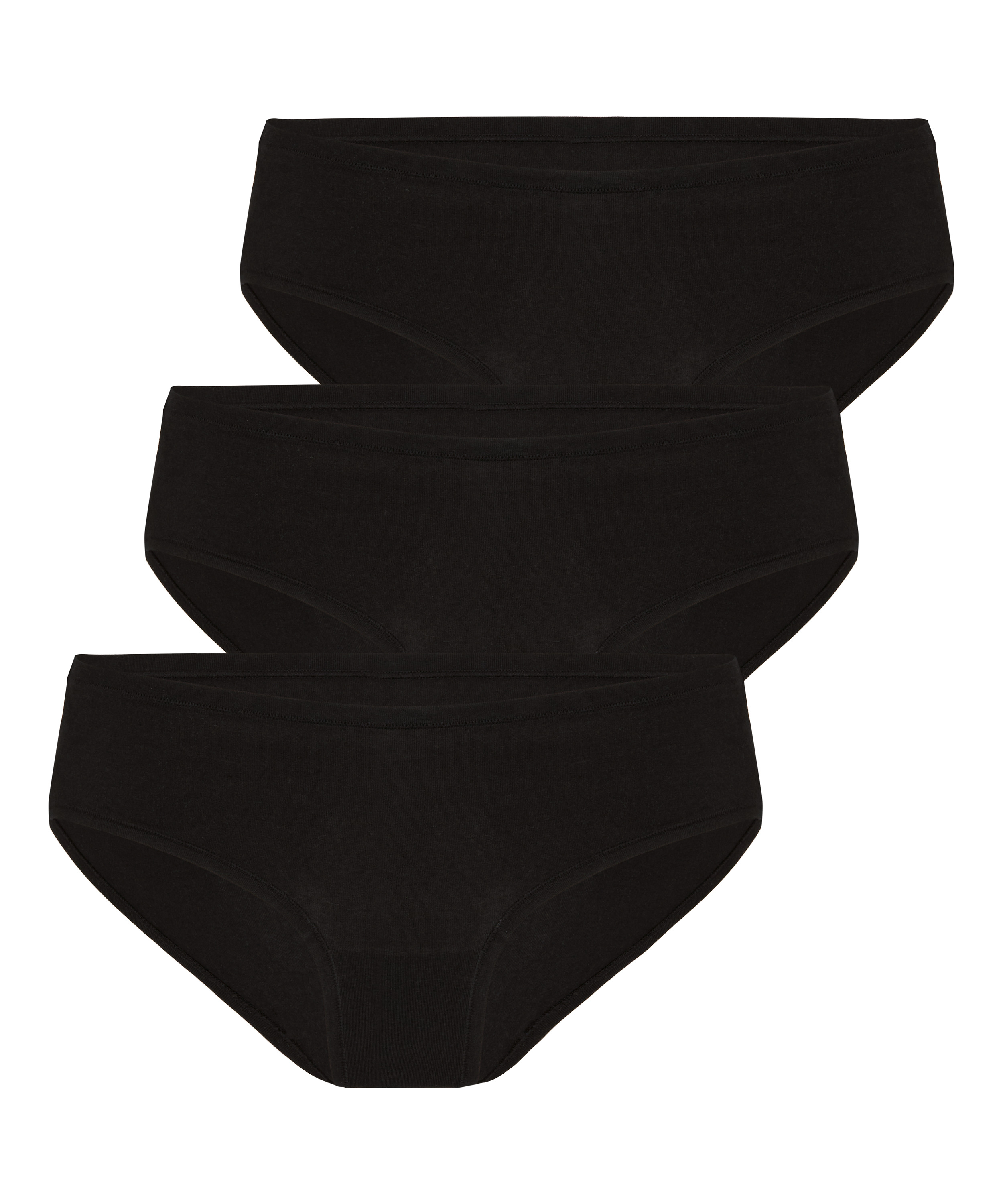 Multipack Cotton Short, Black, main