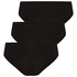 Multipack Cotton Short, Black