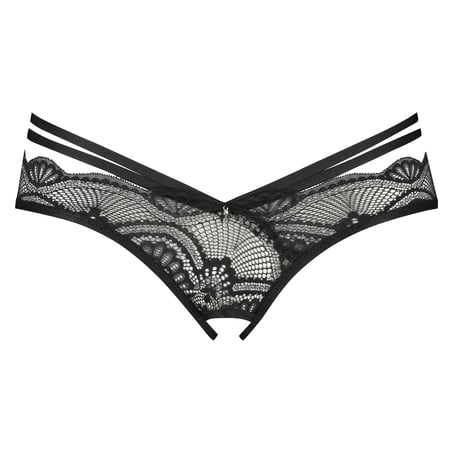 Ziggy Brazilian with open crotch, Black