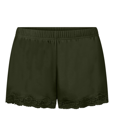 Short Velours Lace, Green