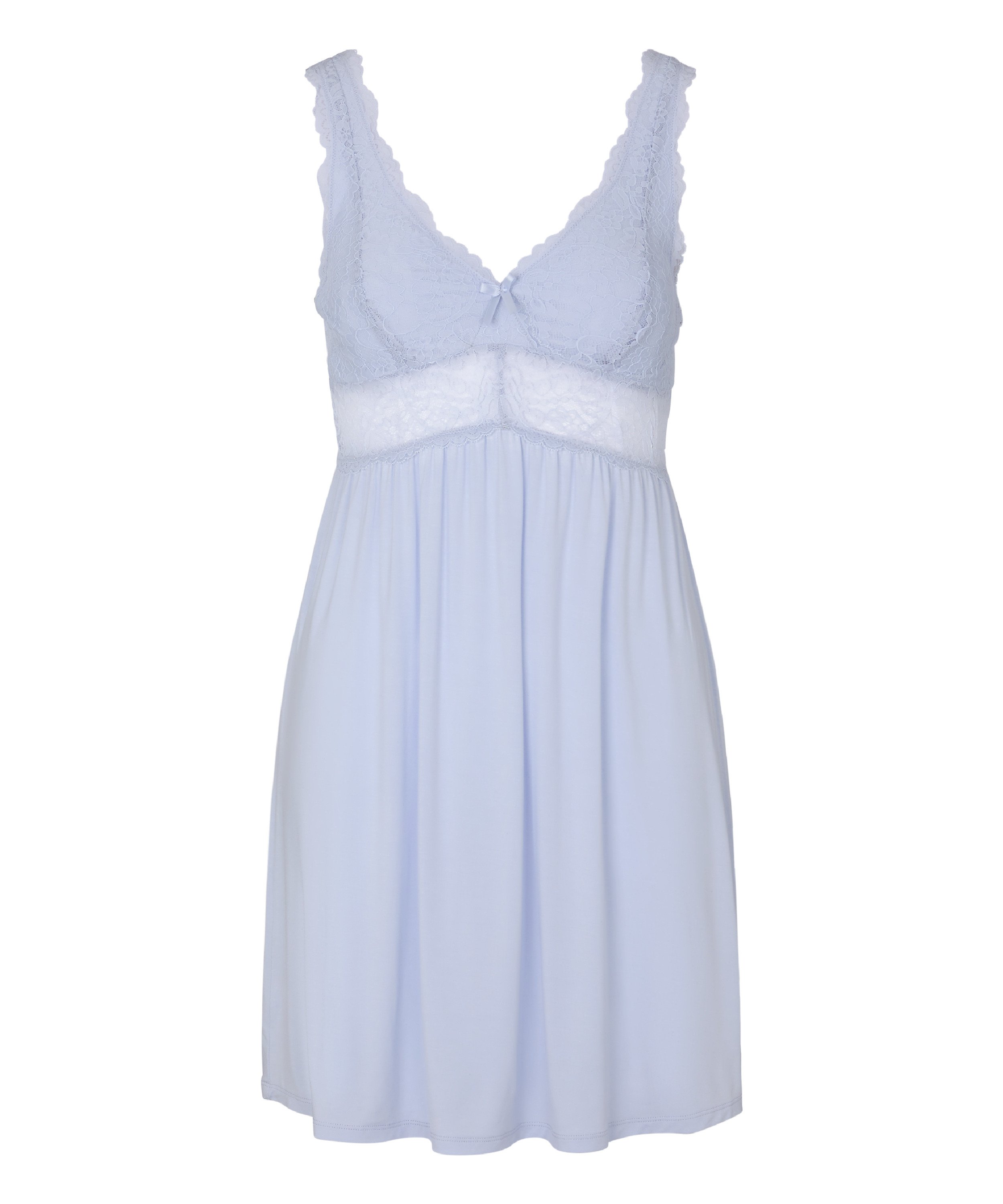 Nora Lace Slip Dress, Blue, main