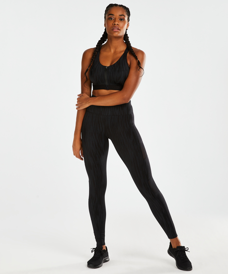 HKMX High waisted sport legging Mojave, Black