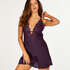 Sienna Lace Slip Dress, Purple