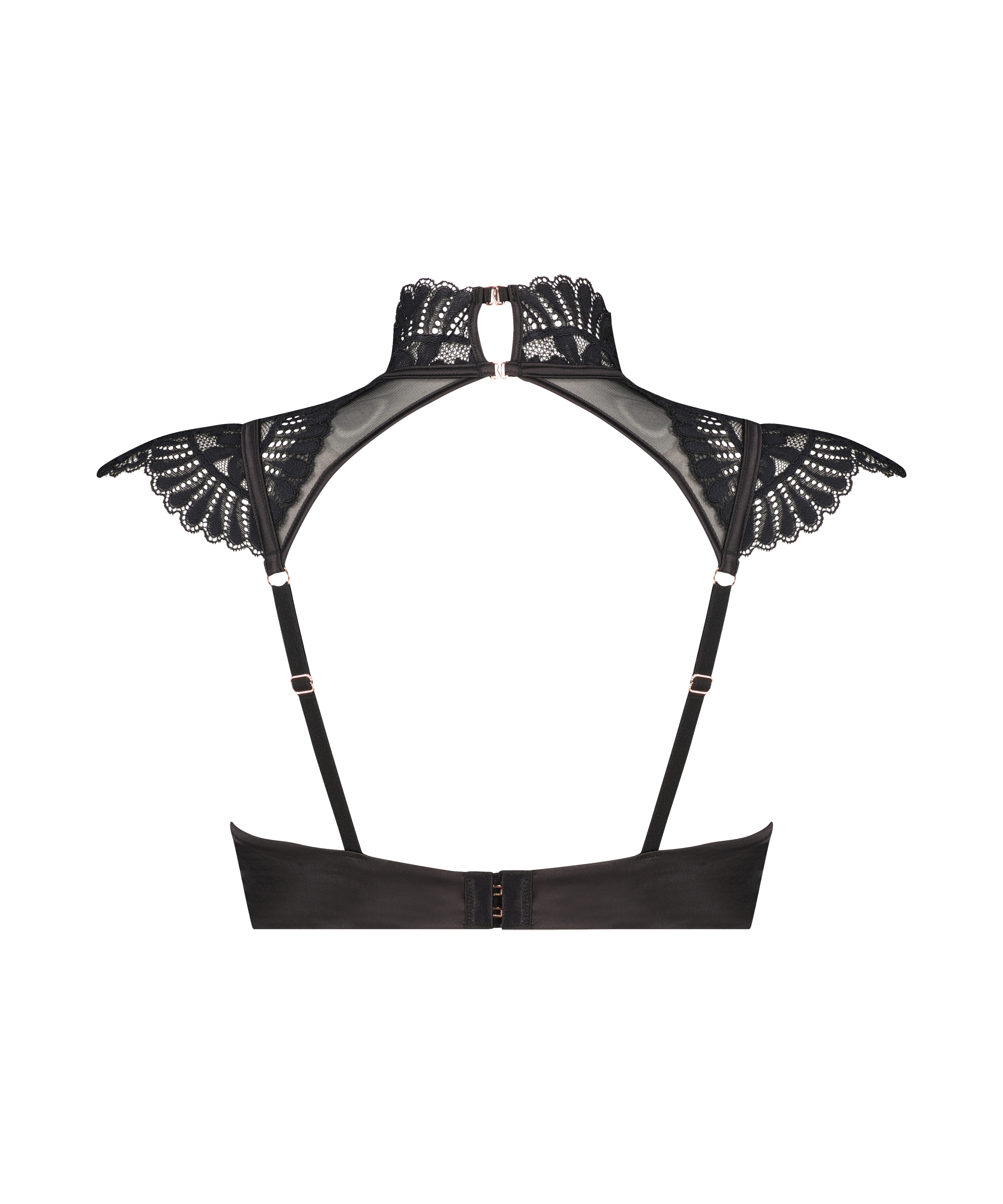 Jamie Padded Underwired Bra, Black, main