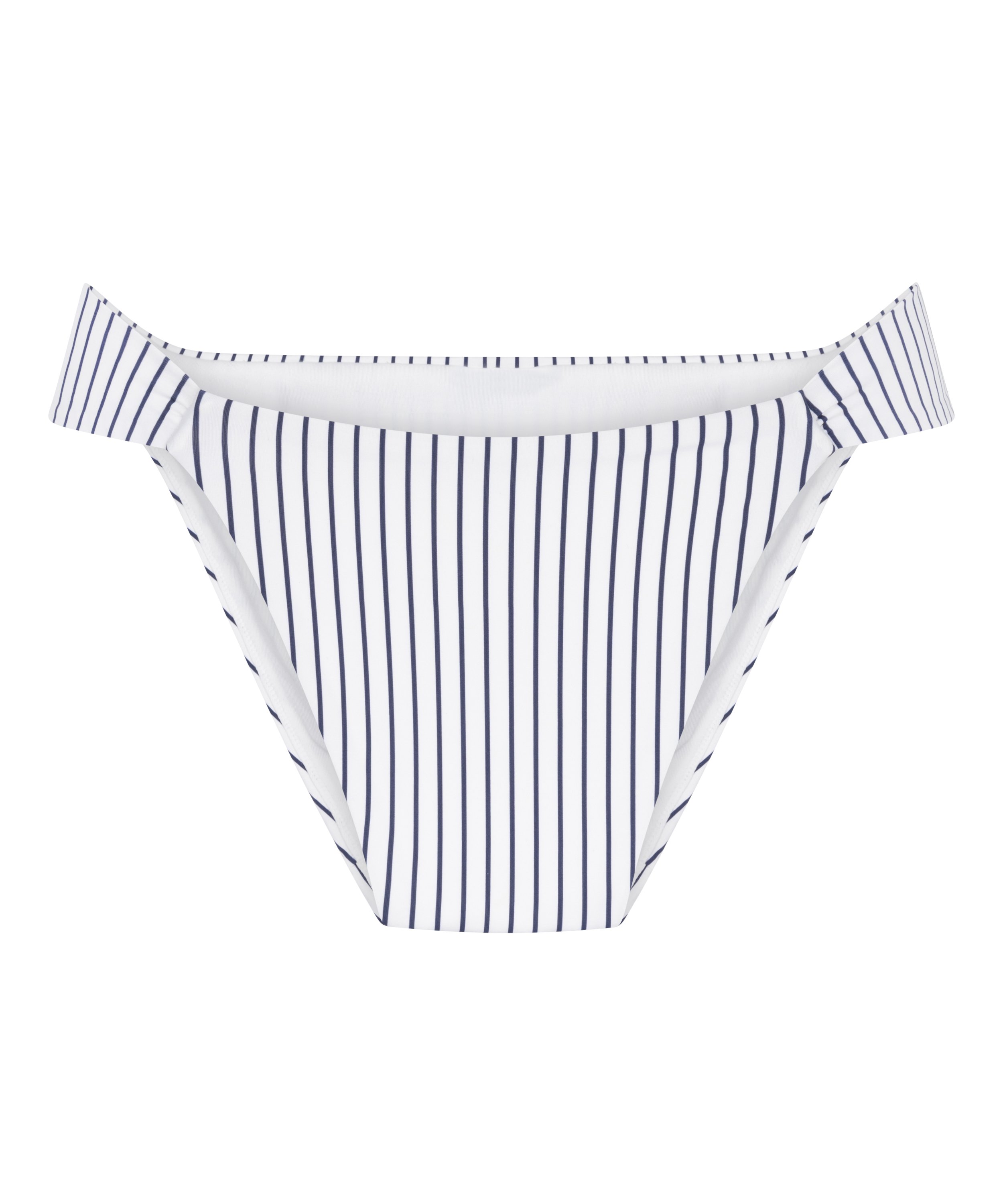 Highleg Bikini Bottom Stripes, White, main