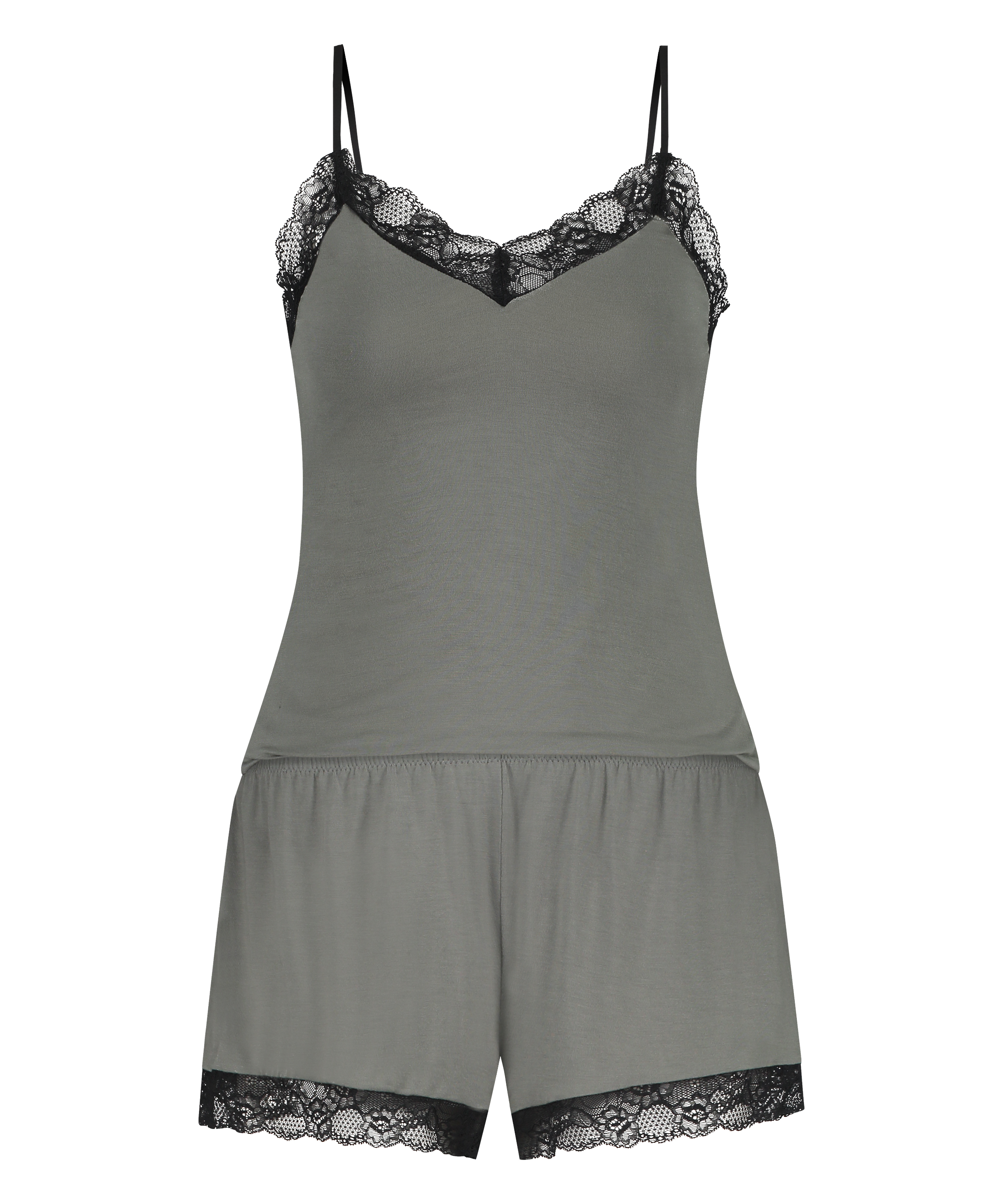 Cami Short Pyjama Set, Green, main