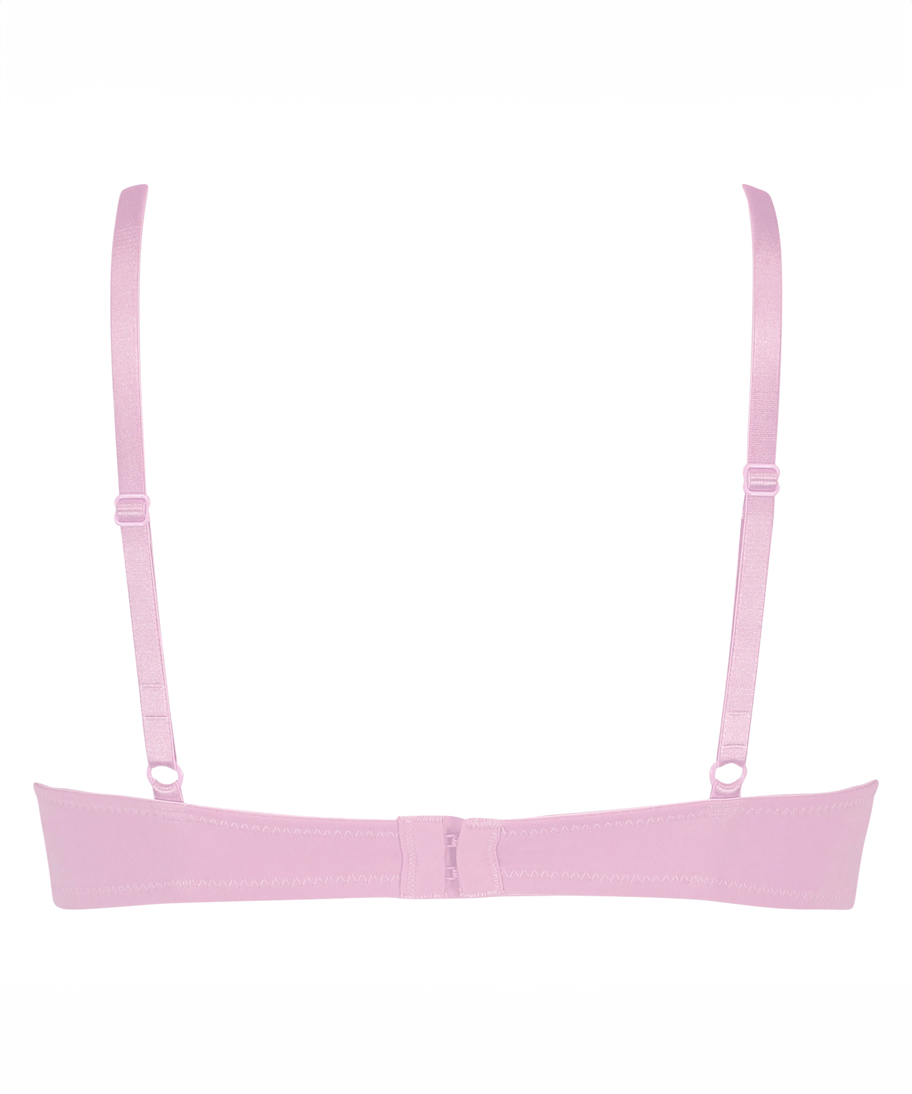 Plunge Padded Underwired Bra, Pink, main