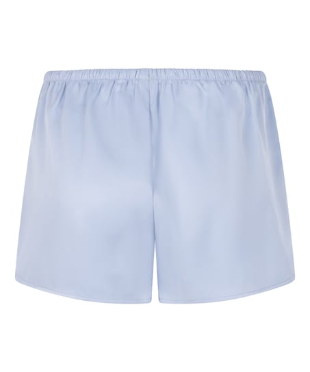 Ayla Satin Shorts, Blue