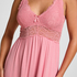 Nora Lace Slip Dress, Pink