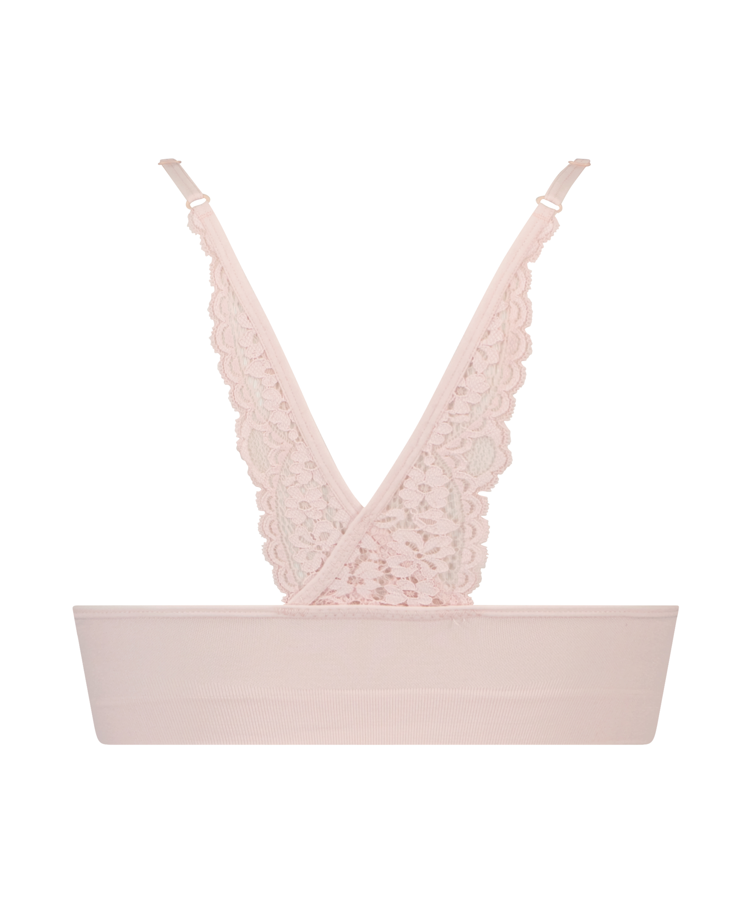 Rose seamless bralette, Pink, main