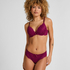 Teddy Padded Push-Up Underwired Bra, Purple