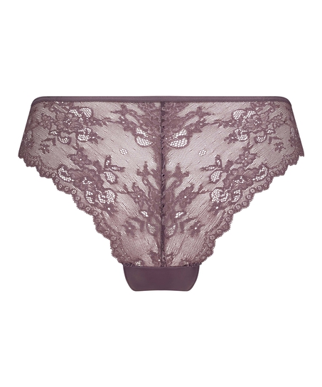 Invisible Lace Back Brazilian, Purple