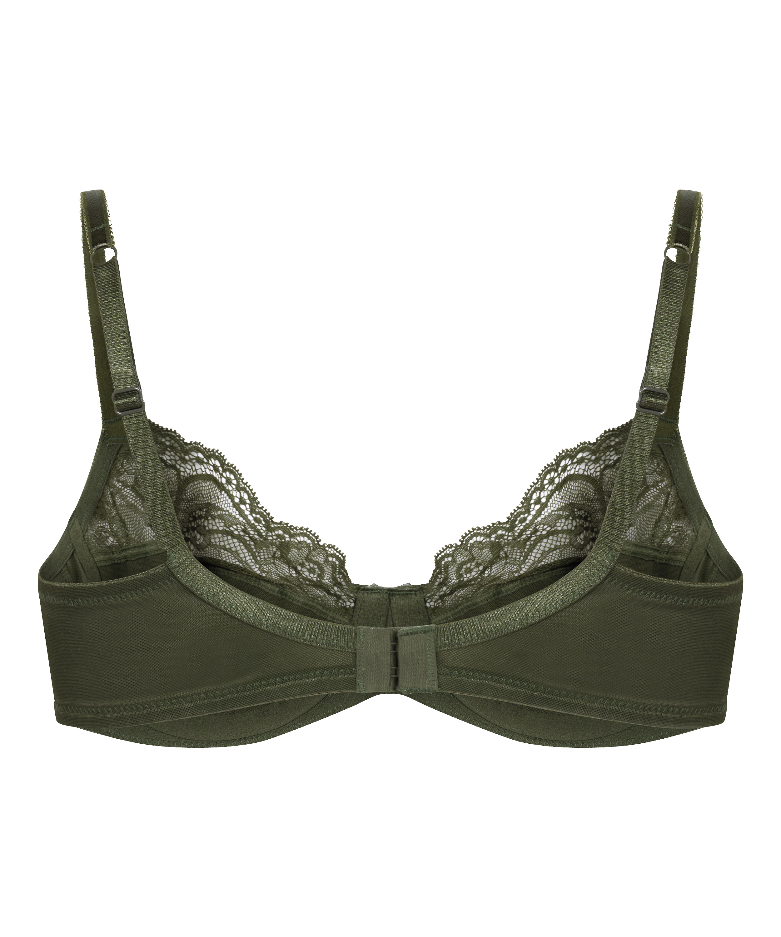 Sophie Non-Padded Underwired Bra, Green, main