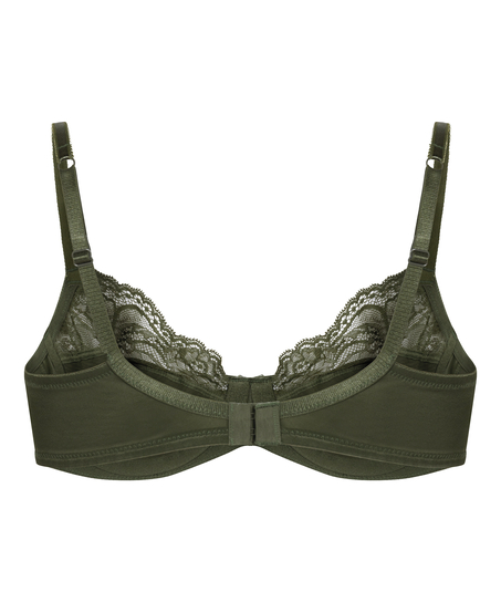 Sophie Non-Padded Underwired Bra, Green
