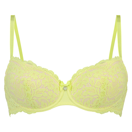 Marina Padded Underwired Bra, Yellow