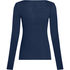 super soft Boatneck Shirt with Cashmere, Blue