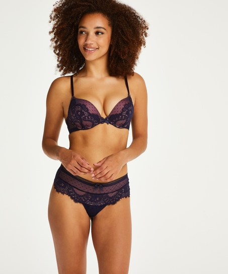 Bessie thong boxers, Blue