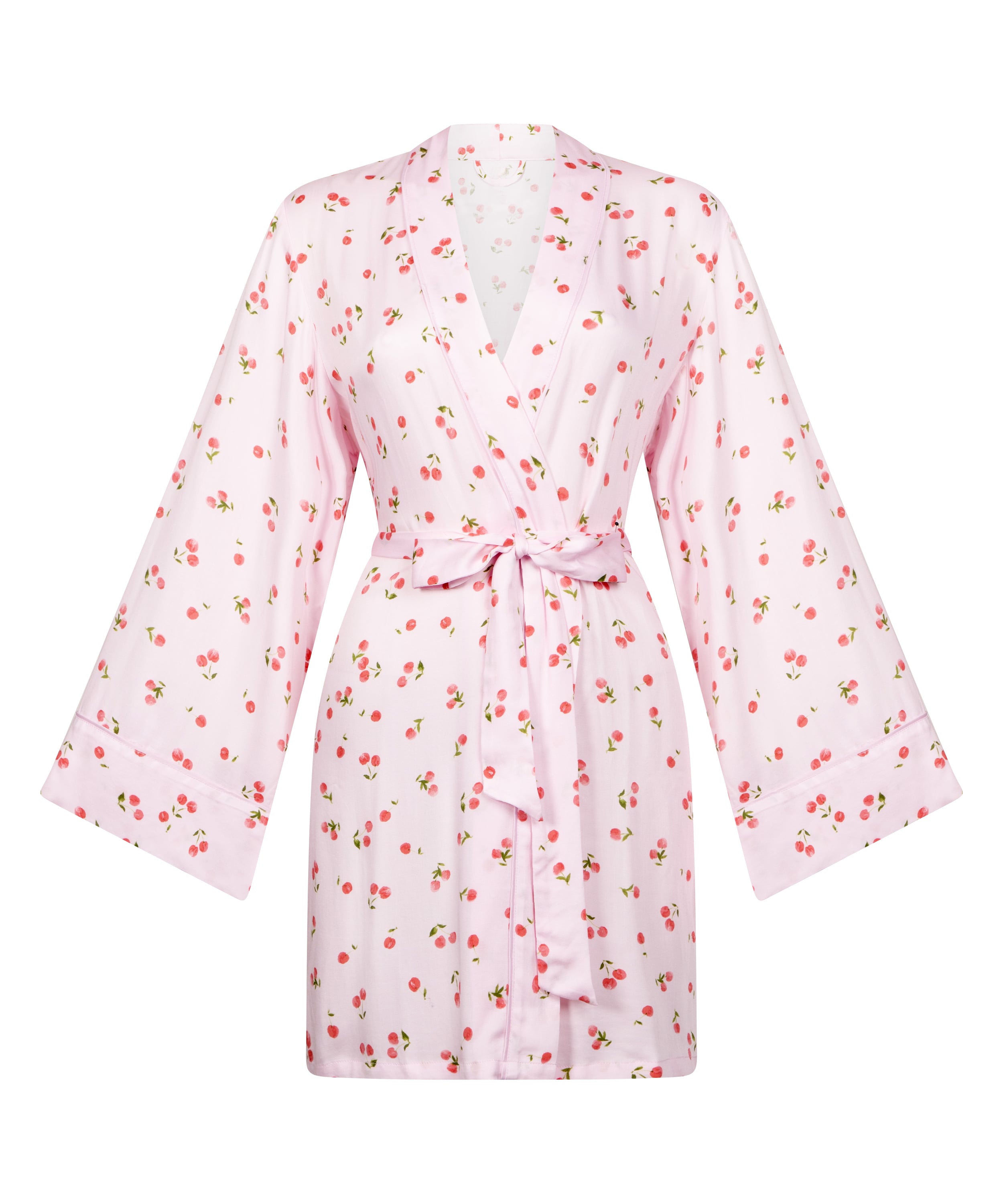 Satin Kimono, Pink, main