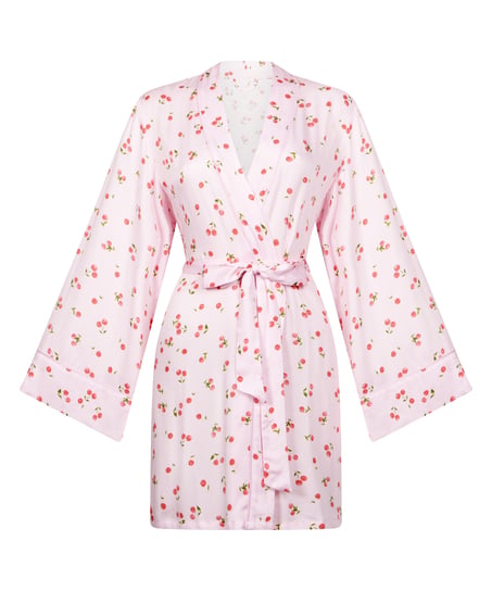 Satin Kimono, Pink