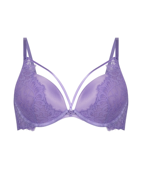 Isabella Padded Push-Up Underwired Bra, Purple