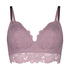 Shiloh Padded Longline Non-Underwired Bra, Purple