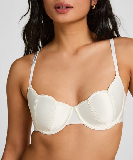 Padded Underwired Bra Britt, White