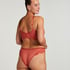 Arabella padded longline underwired bra, Red