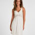 Nora Lace Slip Dress, White