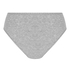 Cotton High Leg Brazilian, Gray