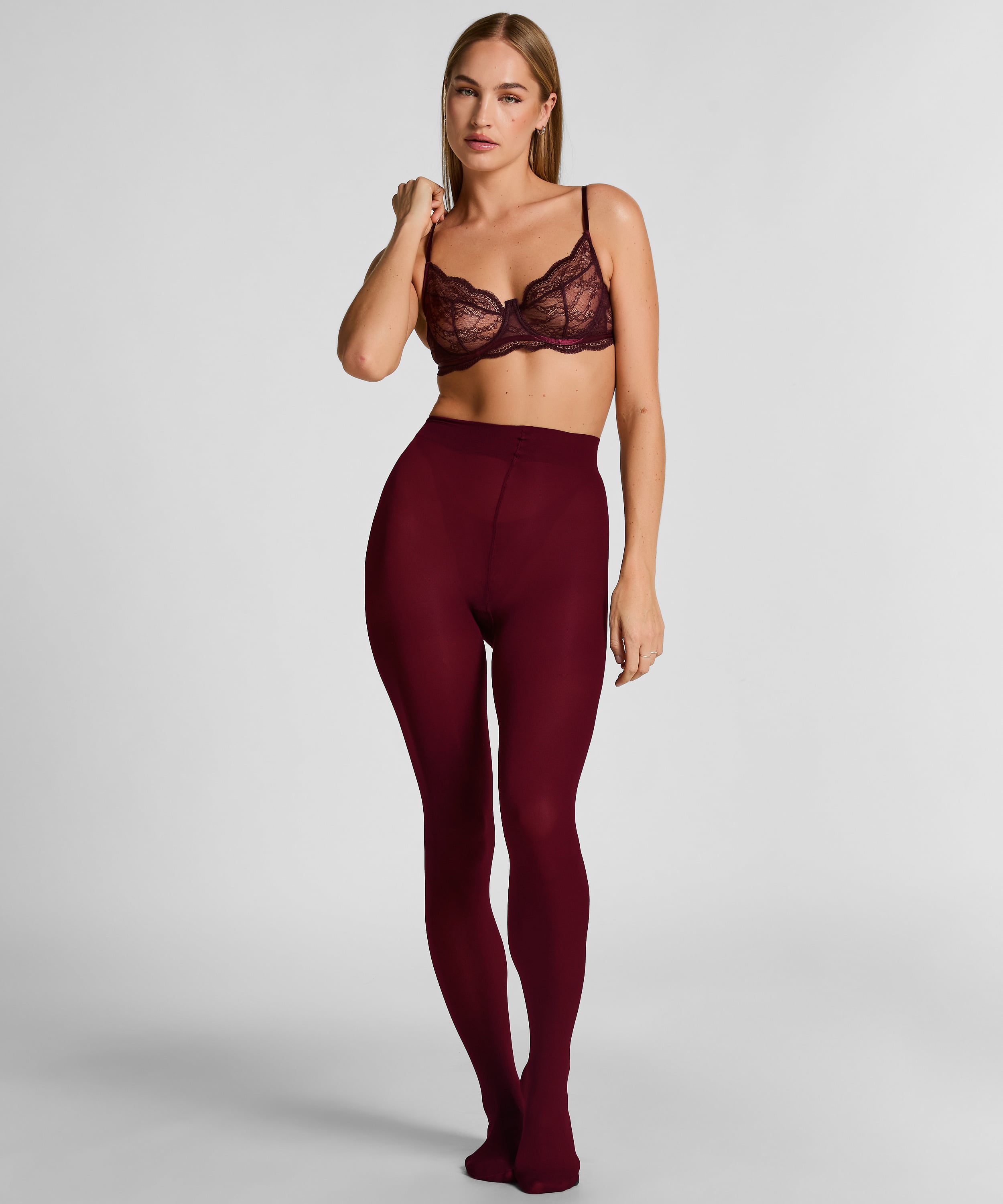 Tights 50 Denier Velvet Touch, Purple, main