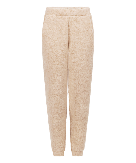 Snuggle Fleece Joggers, Beige