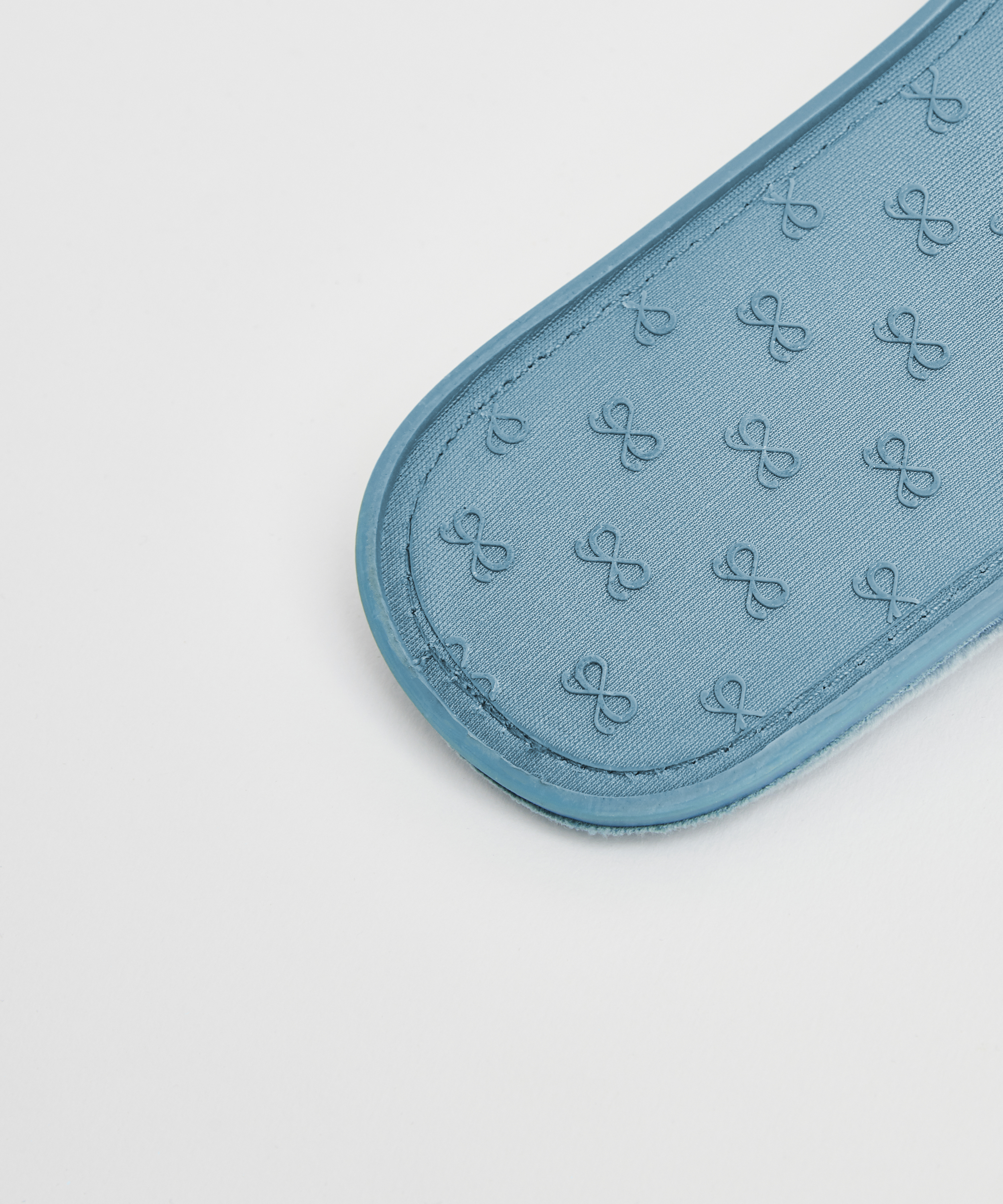 Velours Knot Slipper, Blue, main