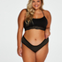 V-Shaped Microfibre Brazilian, Black