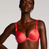 Luxe padded push-up bikini top Cup A - E, Red