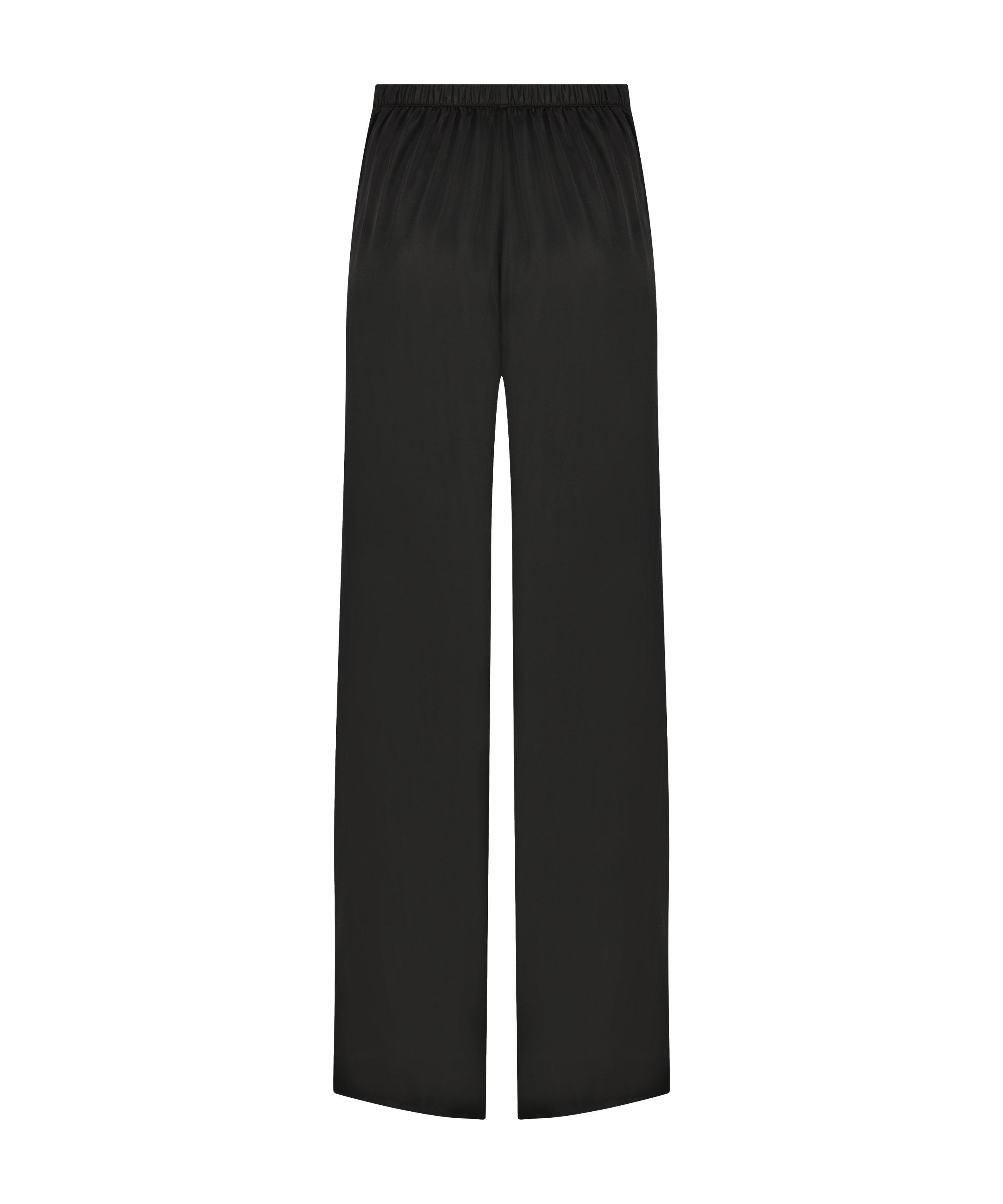 Satin Trousers, Black, main